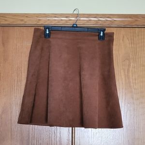 Shein Curduroy Skater Skirt Size L